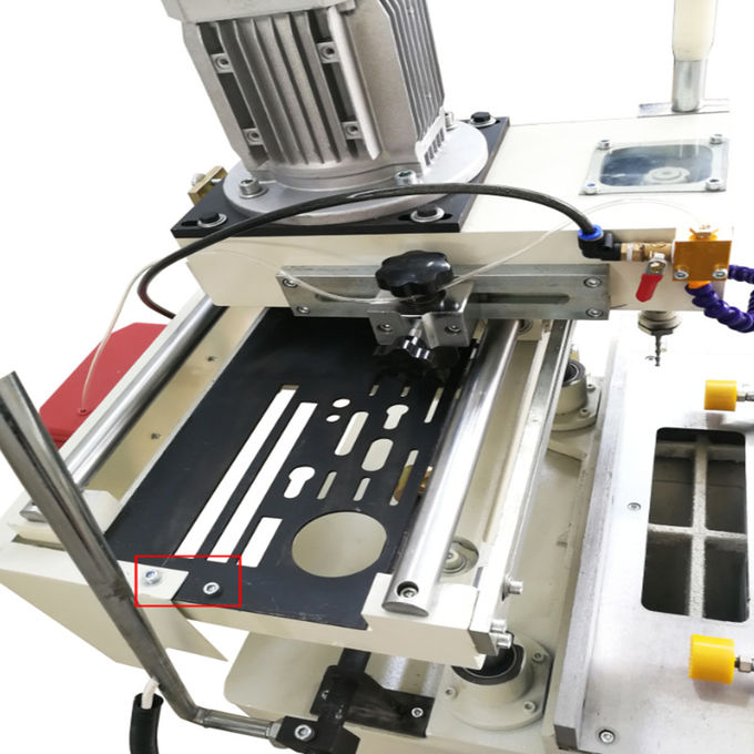 Upvc window puncher Single head cylinder milling machine aluminium window lock cutting machine window router 2