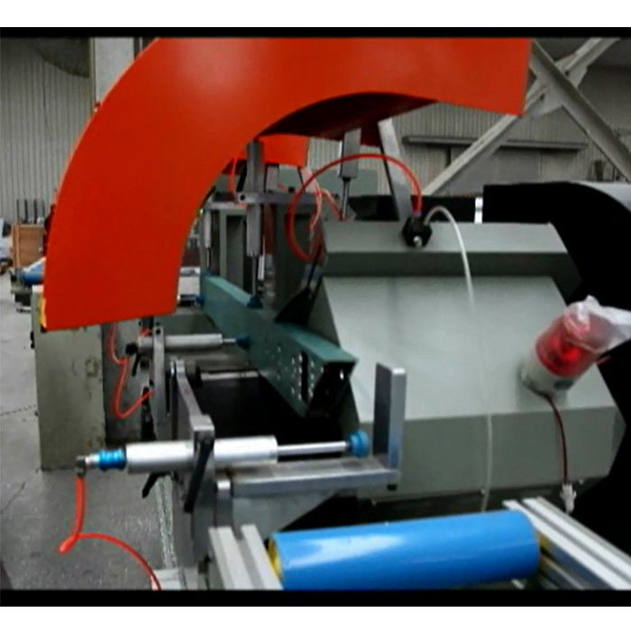 380V 50HZ ALUMINUM WINDOW DOOR MACHINE CNC DOUBLE MITRE SAW 1