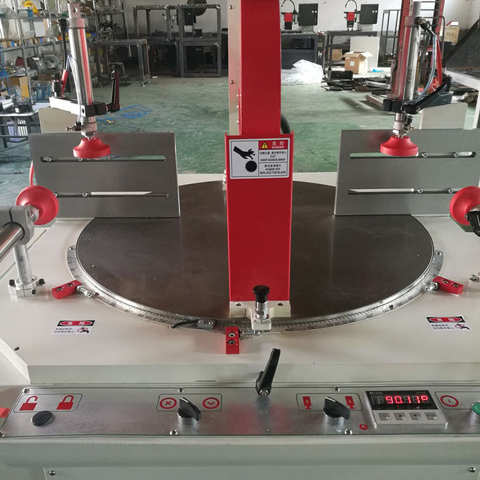 Aluminium curtain wall cutting saw aluminum spacer bar saw cutting machine pvc 600mm upcut mitre saw 2