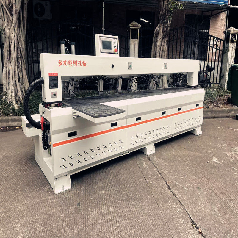Fully automatic woodworking three-axis linkage side hole machine CNC laser infrared side hole machine Solid wood furnitu