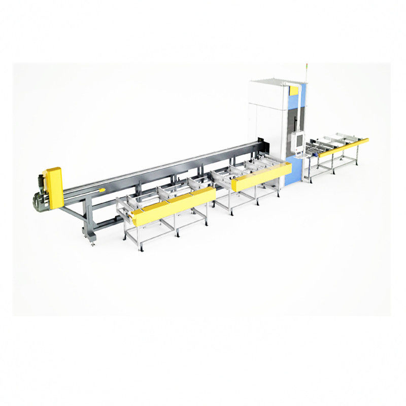 Aluminum window door machine sawing laser machining center drilling with milling machine integrated