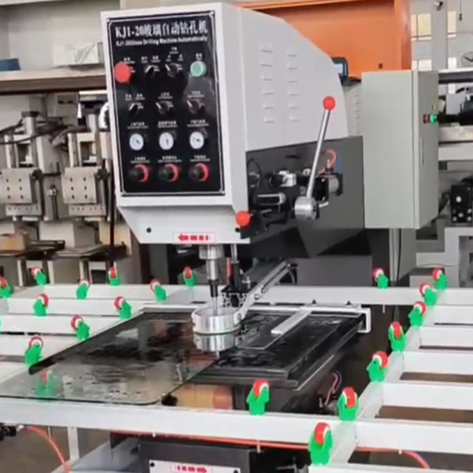 Semi Automatic Single Head Glass Drilling Machine 0
