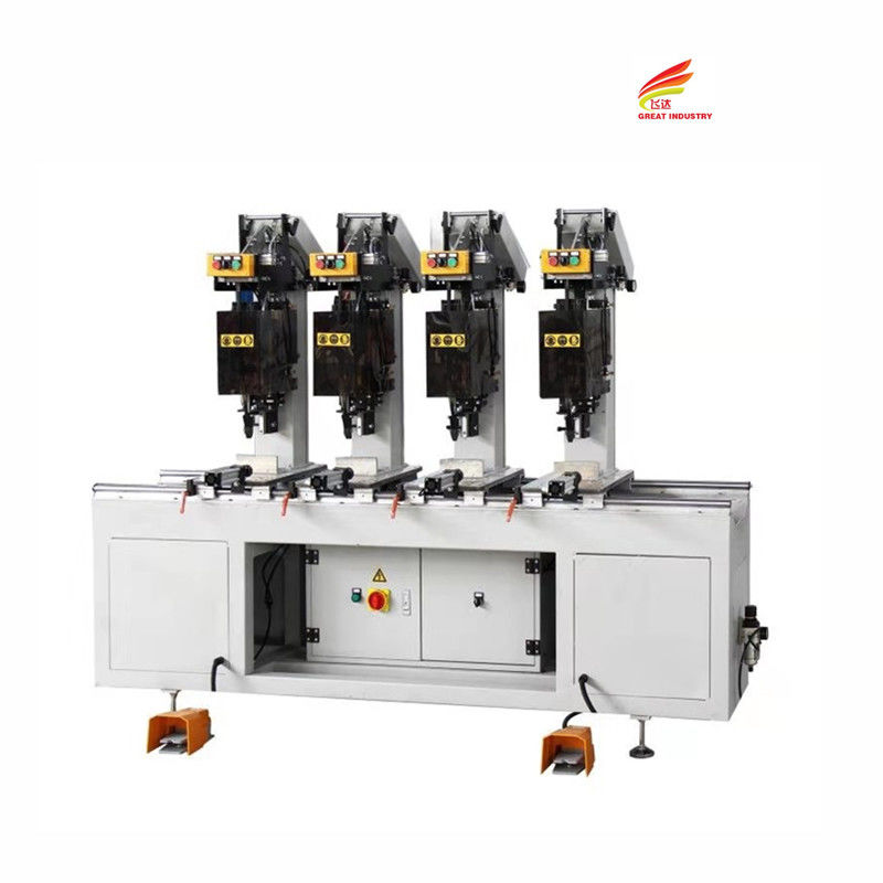 ALUMINUM DOORS WITH INTEGRATED HANDLES METAL CNC MACHINING ALUMINIUM HAND HYDRAULIC PRESS PVC FRAME SCREW MACHINERY FOR