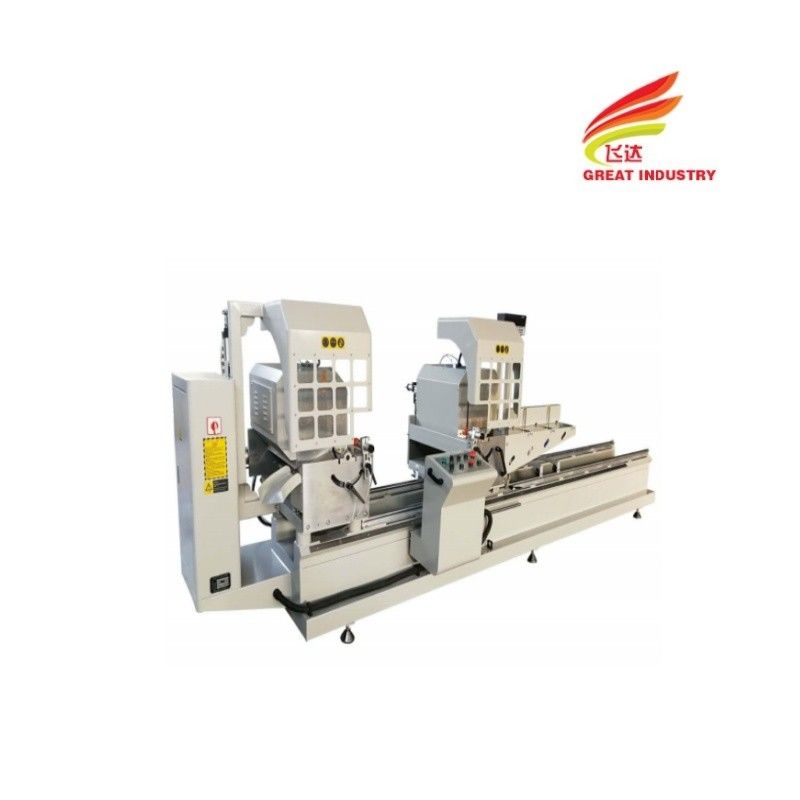 UPVC WINDOW MAKING MACHINE WINDOW PRODUCTION MACHINE ALUMINIUM DOUBLE HEAD CUTTING MACHINE