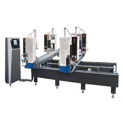 Buy PVC WINDOW AND DOOR MAKING VERTICAL CNC 4 CORNER UPVC WELDING MACHINE online manufacture