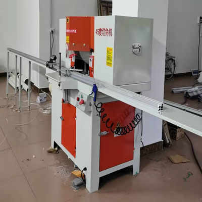  Double Head 45 Degree Cutting Machine for Aluminum 2.2kw*2