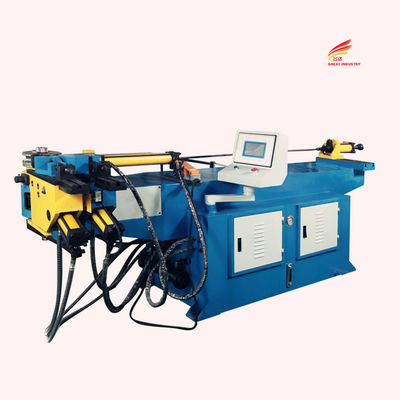 Buy Iron pvc square tube bender machines steel hydraulic cnc pipe bending machine with push online manufacture