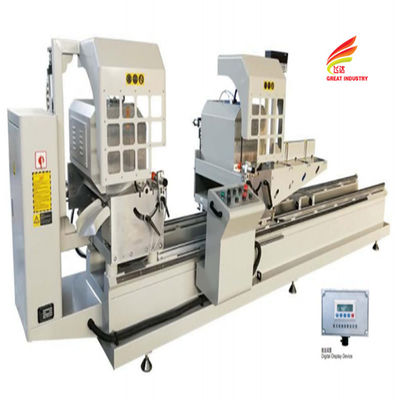 Buy CNC aluminum window cutting machine double head window door cutting vacum window machine online manufacture
