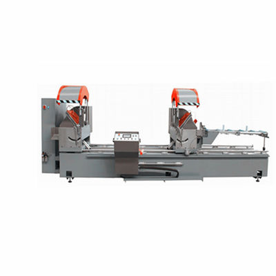 Buy Automatic aluminium cutting saw double head cutting window corner cnc pvc profile cutting machine online manufacture