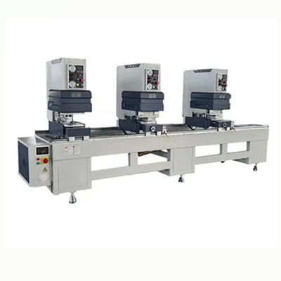 Buy THREE HEAD SEAMLESS WELDING MACHINE FOR PVC WINDOW AND DOOR PROFILES online manufacture