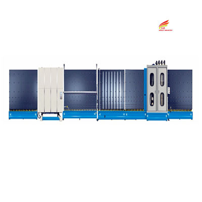Buy Top quality automatic vertical insulating glass production line IGU machines glass washing and drying machine online manufacture