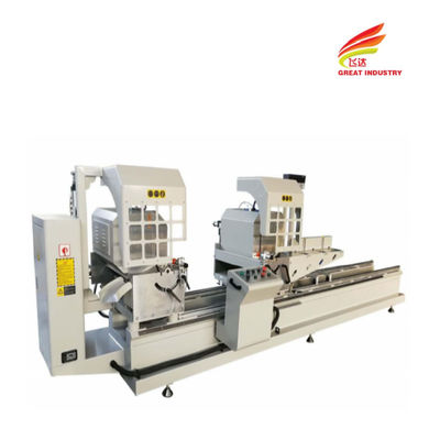 Buy ALUMINUM PROFILE CUTTING MACHINE DOUBLE SAW CUTTING MACHINE ALUMINIUM CUT OFF MACHINE online manufacture