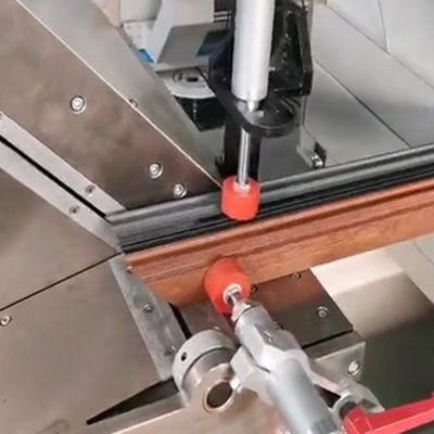 Digital display double head precision aluminum window and door making machine