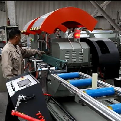 Horizontal aluminium pvc window making cutting saw aluminum cnc cutting machine