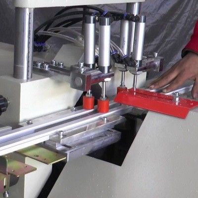 1.1kw Pvc window door machine portable 45 dgree glazing bead saw