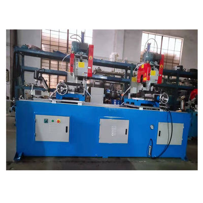 DOUBLE HEAD METAL TUBE PIPE CUTTING MACHINE 45 DEGREE 90 DEGREE