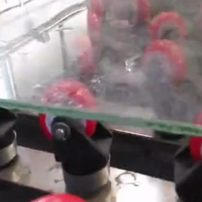 Automatic glass door system bevlling grinding machines polishing glass machine