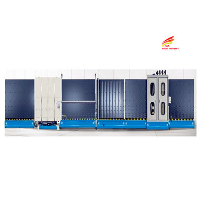 Height 2850mm Double Glazing Glass Production Line for Igu Insulating Glass Making with Automatic Sealing Robot Glass Ma