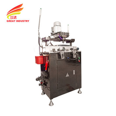 Six head drilling machines pvc aluminum window door profile two axis water slot milling machine
