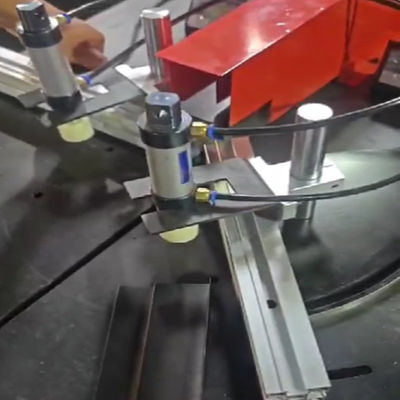 Aluminium profiles window making single head cutting saw machine for aluminum pvc profile