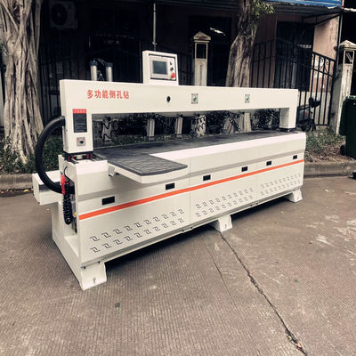 Fully automatic woodworking three-axis linkage side hole machine CNC laser infrared side hole machine Solid wood furnitu